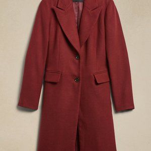 BANANA REPUBLIC FACTORY DOUBLE CLOTH COAT EUC